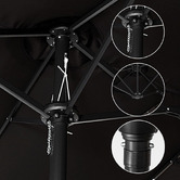 Braxton Home 4.6m Hiraiya Market Umbrella