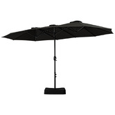 Braxton Home 4.6m Hiraiya Market Umbrella with Base