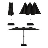 Braxton Home 4.6m Hiraiya Market Umbrella with Base