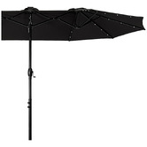 Braxton Home 4.6m Hiraiya Solar-Lighted Market Umbrella
