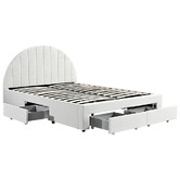 Braxton Home Turtledove Queen Bed Frame with 4 Drawers