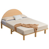 Braxton Home Hudson Pine Wood Bed Frame