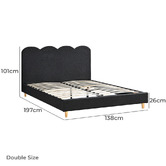 Braxton Home Knightly Pine Wood Bed Frame