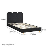 Braxton Home Knightly Pine Wood Bed Frame