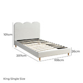 Braxton Home Knightly Pine Wood Bed Frame