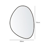 Braxton Home Wyatt Aluminium Wall Mirror