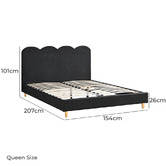 Braxton Home Knightly Pine Wood Bed Frame