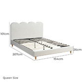 Braxton Home Knightly Pine Wood Bed Frame