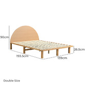 Braxton Home Hudson Pine Wood Bed Frame