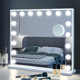 Braxton Home White Nia LED Make-Up Mirror