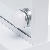 Braxton Home White Nia LED Make-Up Mirror