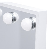 Braxton Home White Nia LED Make-Up Mirror