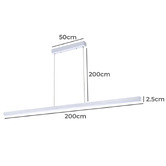 Braxton Home Elio 200cm LED Linear Pendant Light