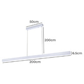 Braxton Home Wex 200cm LED Linear Pendant Light