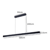 Braxton Home Elio 120cm Aluminium LED Linear Pendant Light