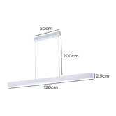 Braxton Home Elio 120cm Aluminium LED Linear Pendant Light