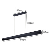 Braxton Home Monet 180cm Aluminium LED Linear Pendant Light