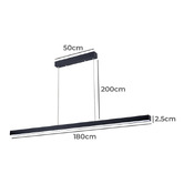 Braxton Home Elio 180cm Aluminium LED Linear Pendant Light
