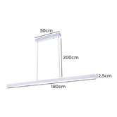 Braxton Home Elio 180cm Aluminium LED Linear Pendant Light