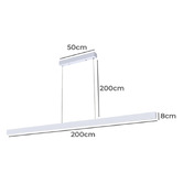 Braxton Home Wisp 200cm LED Linear Pendant Light