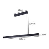 Braxton Home Kuro 150cm LED Linear Pendant Light