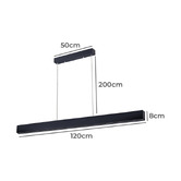 Braxton Home Wisp 120cm LED Linear Pendant Light