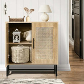 Braxton Home Rendra 2 Door Rattan Sideboard Buffets