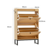 Braxton Home Elena 2 Door Shoe Cabinet