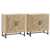 Braxton Home Rendra 2 Door Rattan Sideboard Buffets