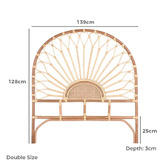 Braxton Home Hamza Rattan Bedhead