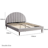Braxton Home Braun Boucle Bed Frame