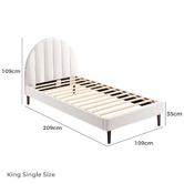 Braxton Home Braun Boucle Bed Frame