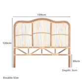 Braxton Home Tilda Rattan Bedhead