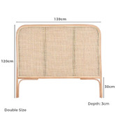 Braxton Home Amalie Rattan Bedhead