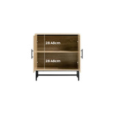 Braxton Home Rendra 2 Door Rattan Sideboard Buffets