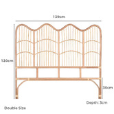Braxton Home Ollery Rattan Bedhead