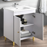 Braxton Home Yuli 600mm Gold Accent Vanity Package