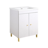 Braxton Home Yuli 600mm Gold Accent Vanity Package