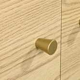 Braxton Home Callum 600mm Oak Freestanding Single Vanity with Ceramic Countertop