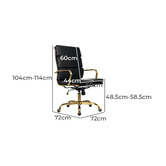 Braxton Home Leo PU Leather Executive Office Chair