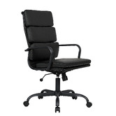 Braxton Home Black Marcus High Back Faux Leather Office Chair