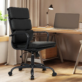 Braxton Home Black Marcus High Back Faux Leather Office Chair