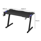 Braxton Home Auralis LED Gaming Desk