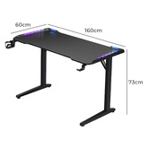 Braxton Home Neotara LED Gaming Desk