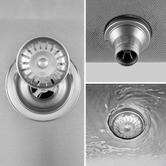 Braxton Home Orly Single Stainless Steel Kitchen Sink &amp; Accessories Package