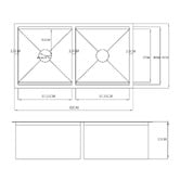 Braxton Home Frag 820mm Single Stainless Steel Kitchen Sink &amp; Accessories Package
