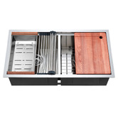 Braxton Home Frag 820mm Single Stainless Steel Kitchen Sink &amp; Accessories Package