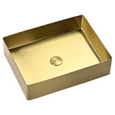 Braxton Home Haines 470mm Rectangle Stainless Steel Above Counter Basin
