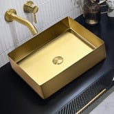 Braxton Home Haines 470mm Rectangle Stainless Steel Above Counter Basin
