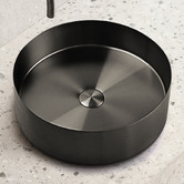 Braxton Home Haines 400mm Round Stainless Steel Above Counter Basin